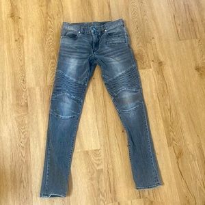 A/X Armani Exchange skinny biker jeans
